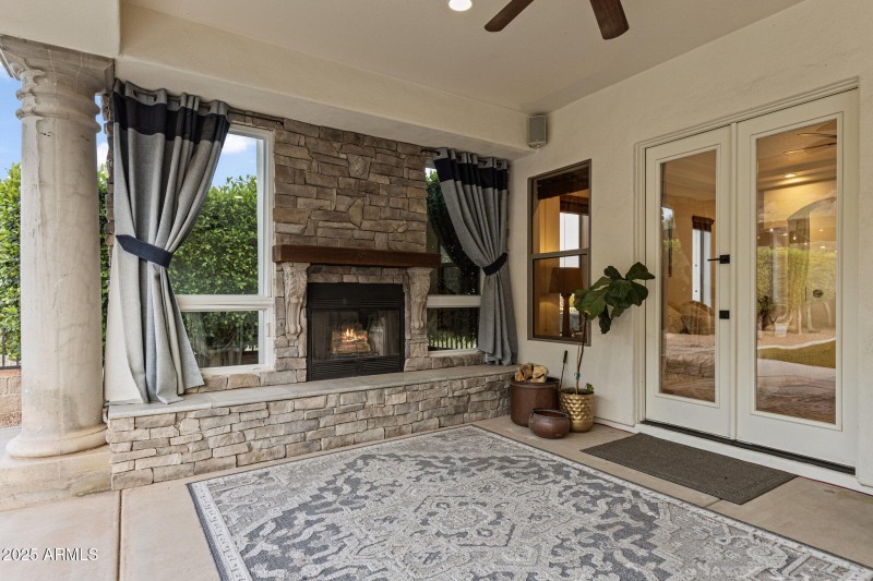 Outdoor Fireplace