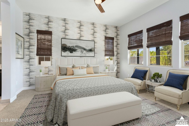 PRIMARY BEDROOM VIRTUAL STAGING