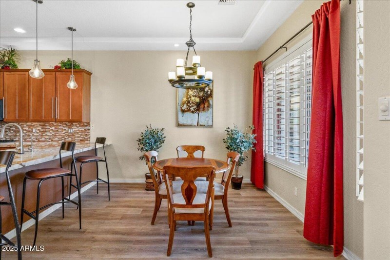 Breakfast area