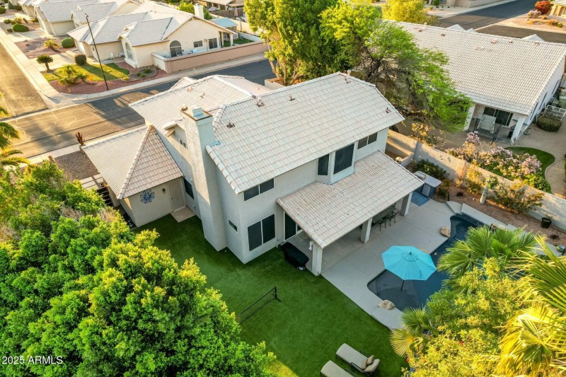 Aerial Backyard