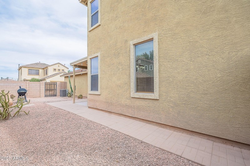 Wrap-around Pavers to Side Gate