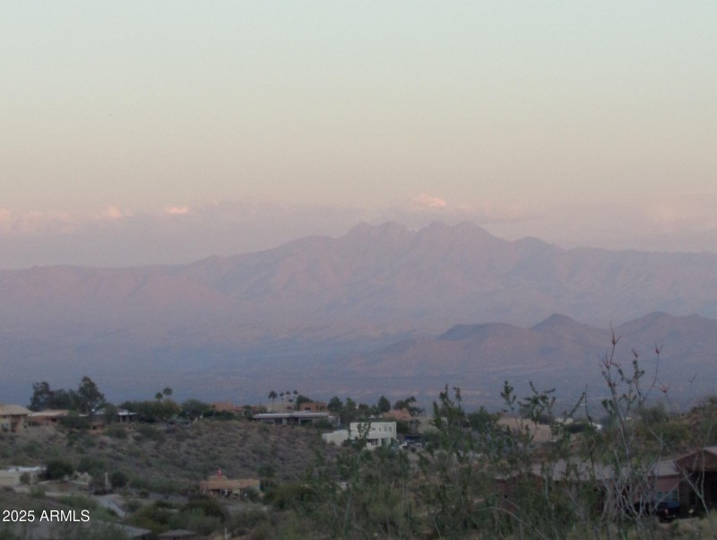 Four Peaks at dusk