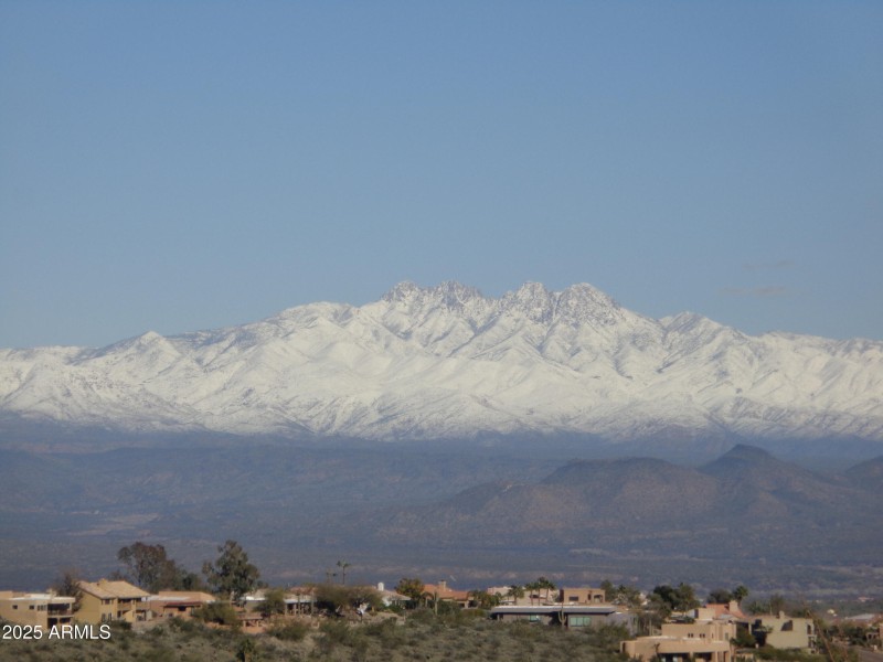 Four Peaks in snow