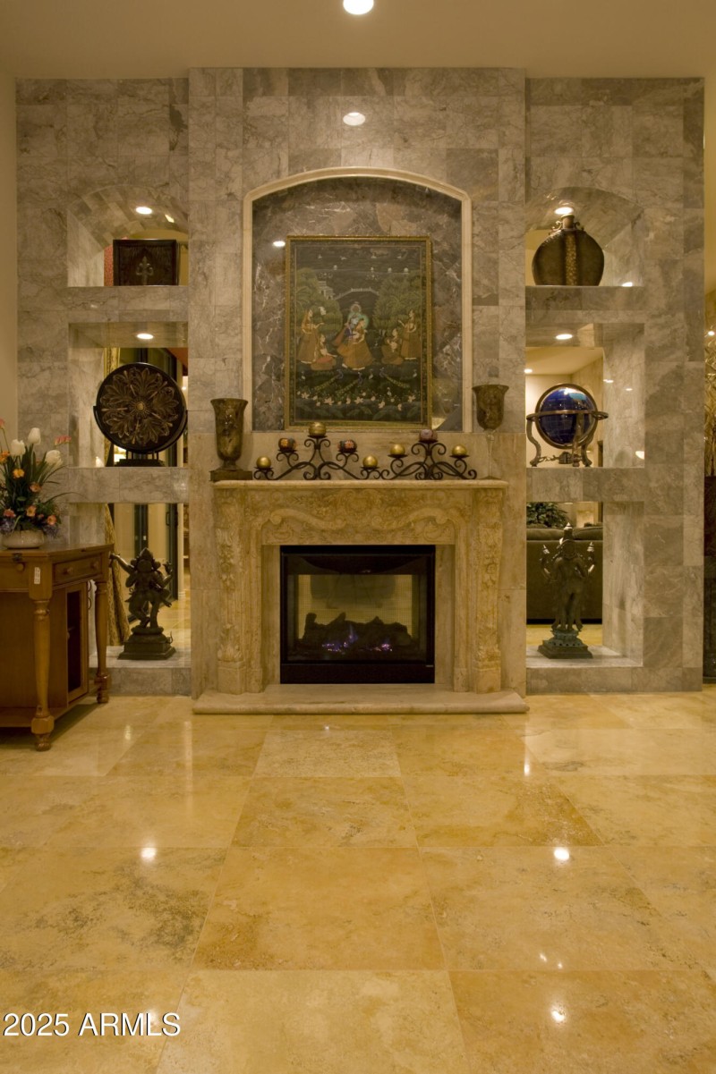 Two Sided Fireplace