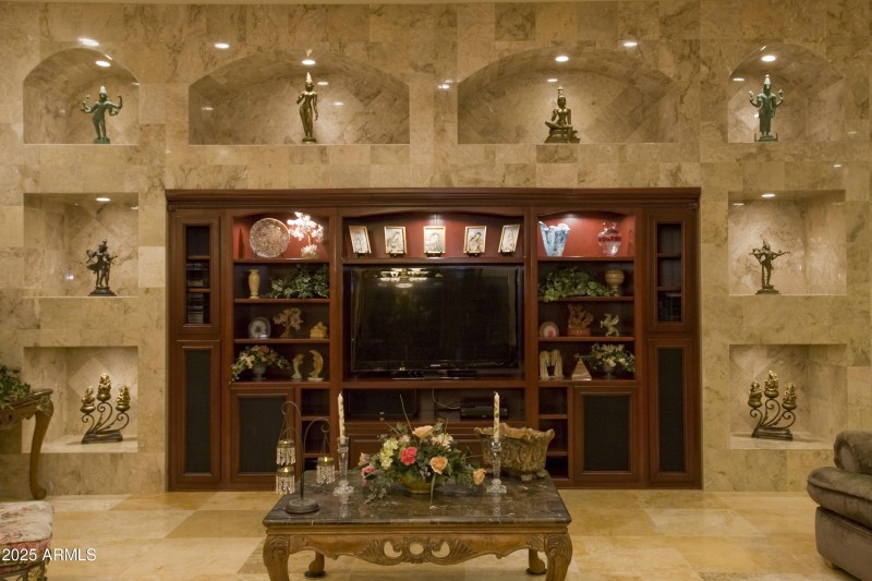 Large Entertainment Wall