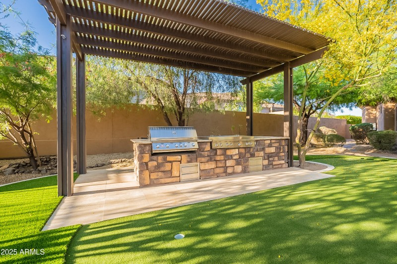 Custom Island with built in grills