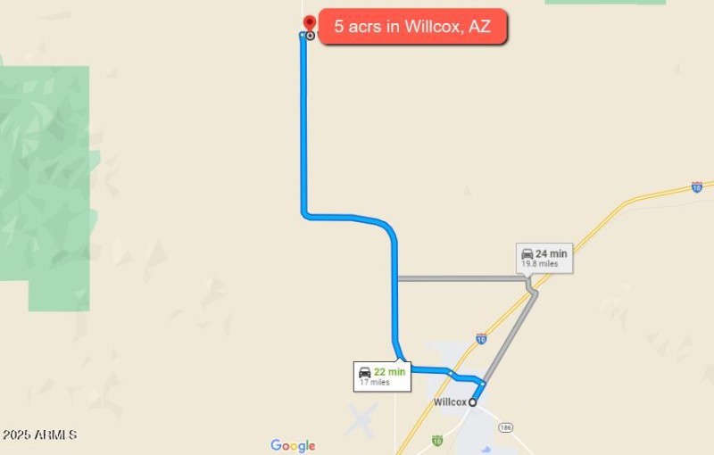 0390 distance to Willcox