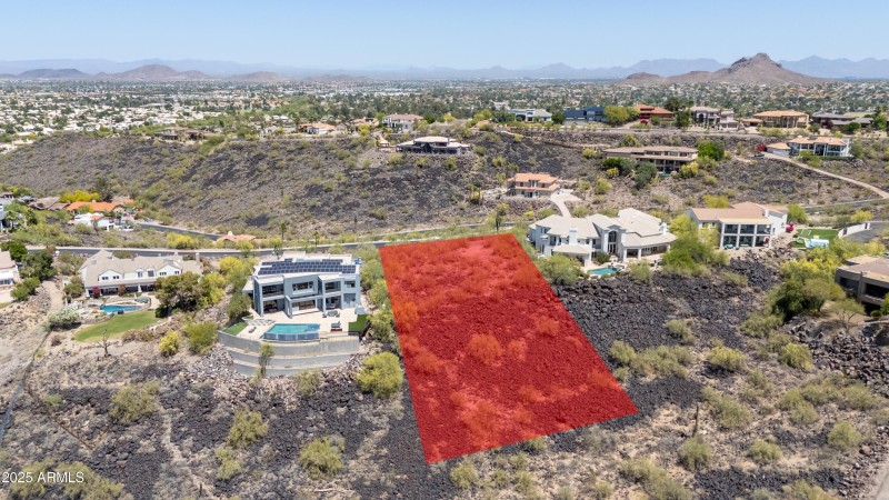 Aerial View w/ Estimated Lot Lines