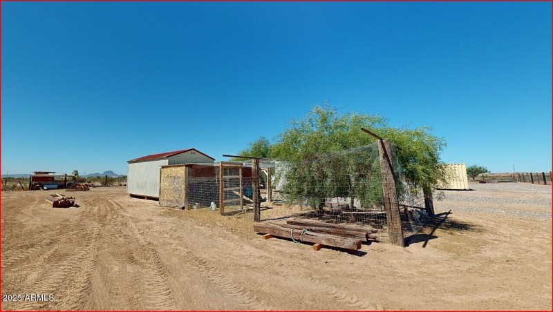 Chicken coop back