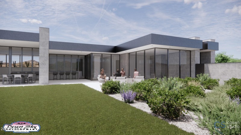 Pima 41 - Bonus Room Elevation Rendering