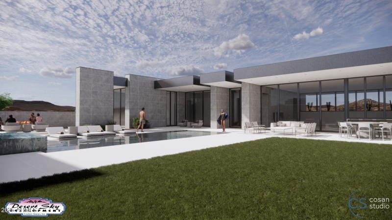Pima 41 - Pool Elevation Rendering