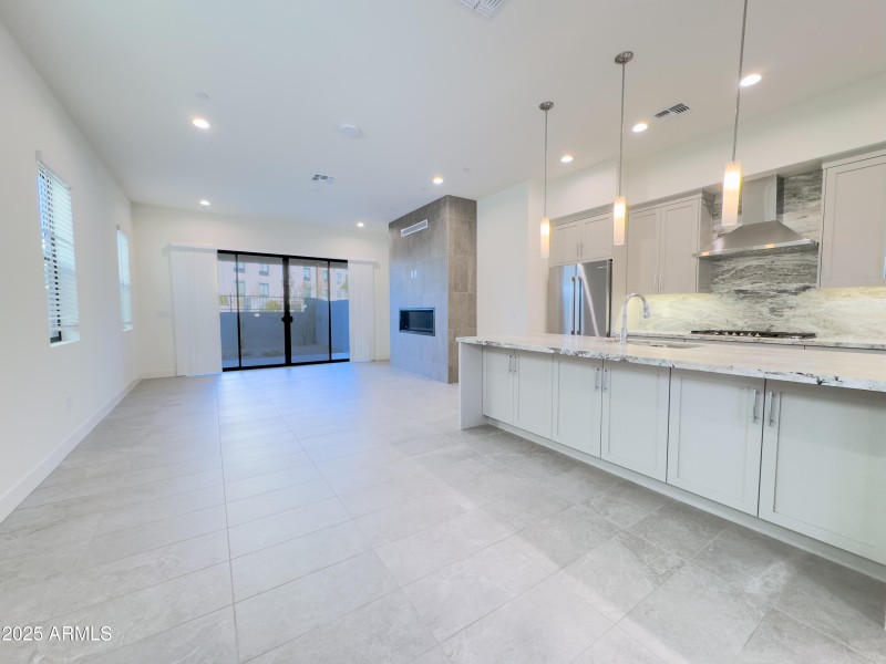 Kitchen & Living Room
