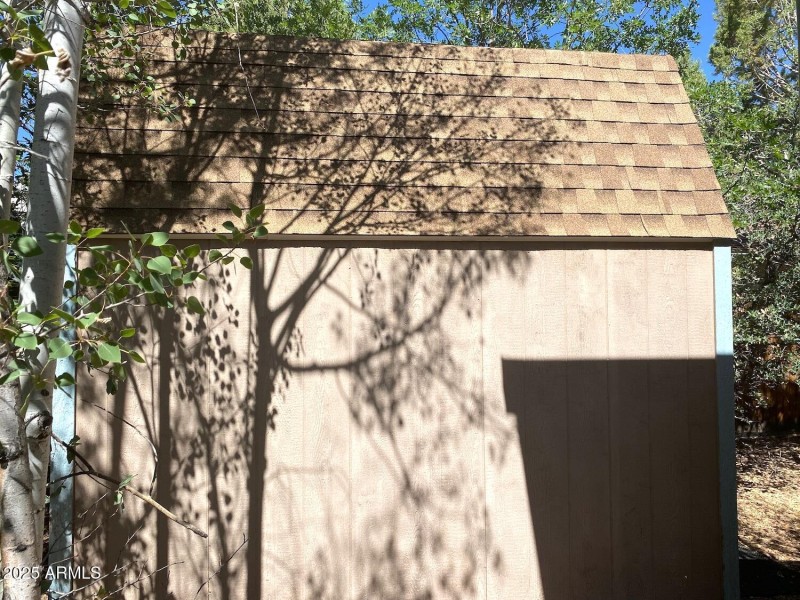 Side of shed