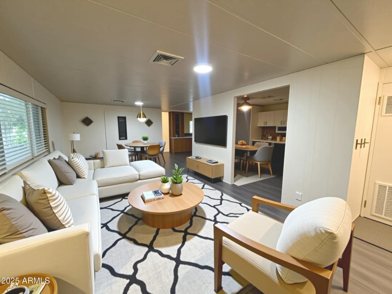 Virtual staged Living Room