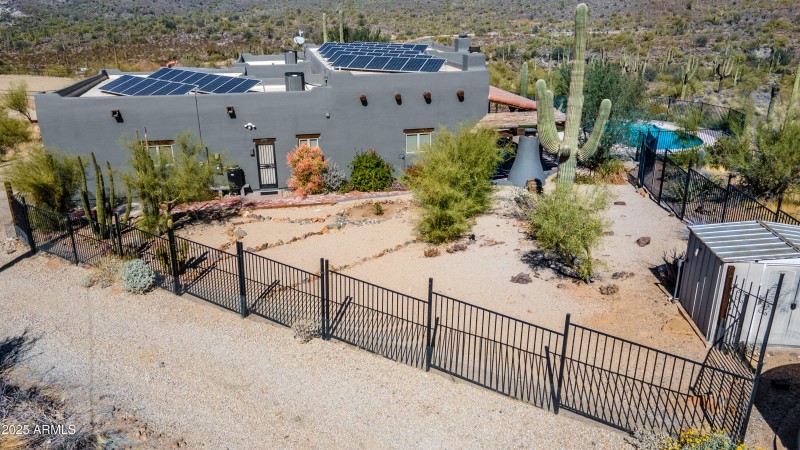 aerial of side yard and house revised