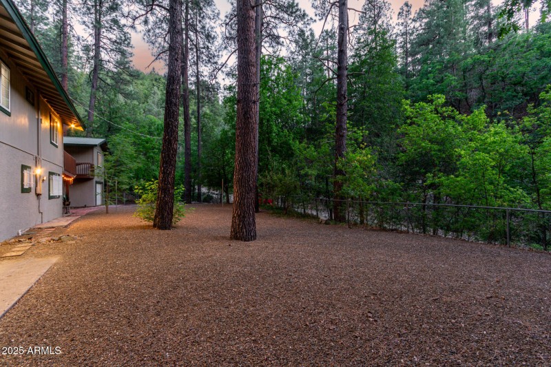 Perfectly manicured and cared for lot