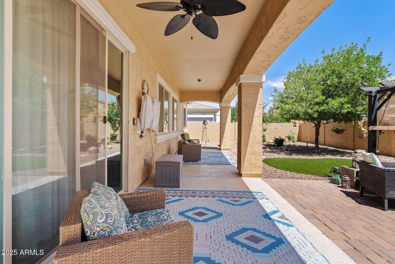Rear Covered Patio
