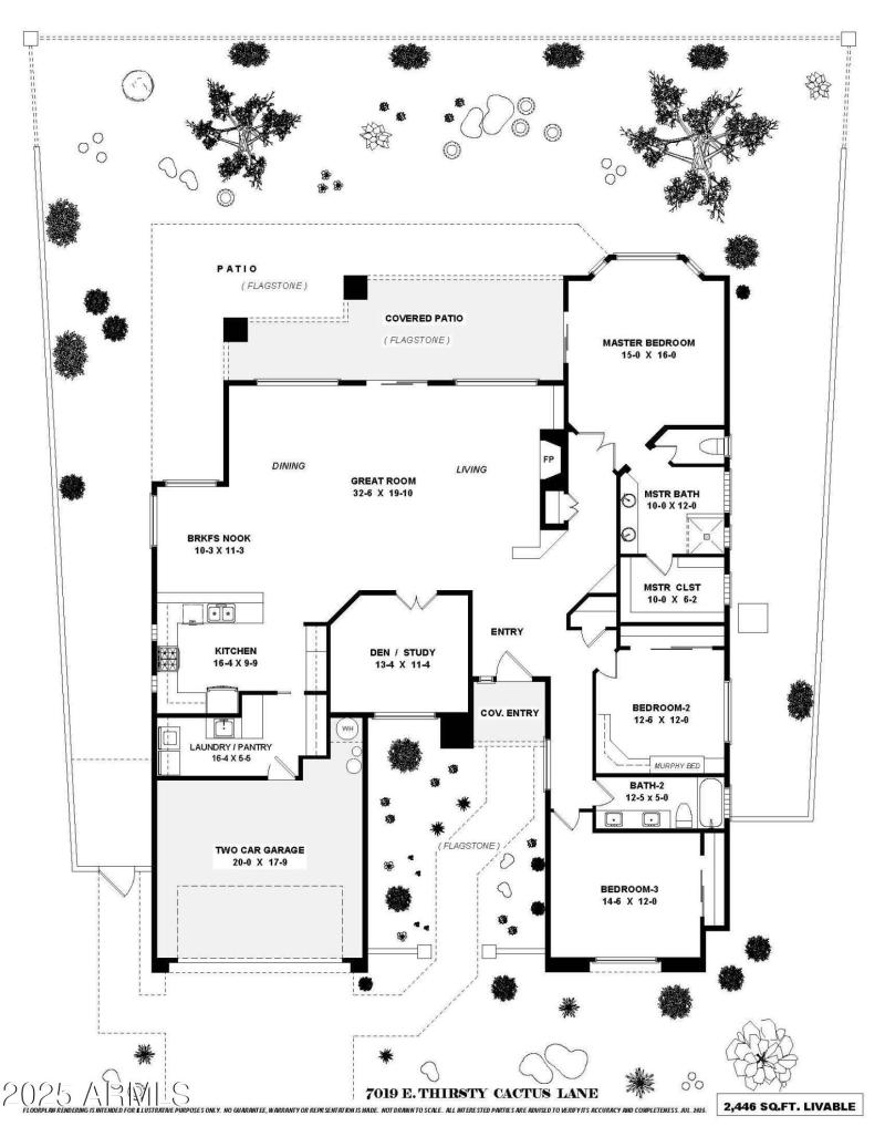 7019 E. Thirsty Cactus Ln. - 2025 Floor