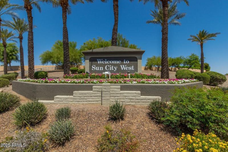 sun city west Signage
