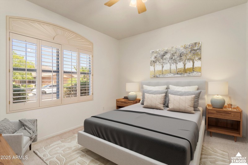 Guest Bedroom Staged
