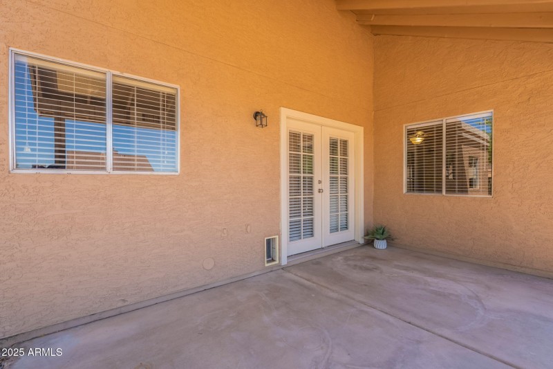 Covered Back Patio!