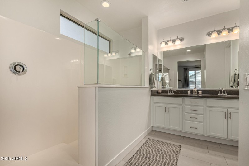 Extended Walk-In Shower