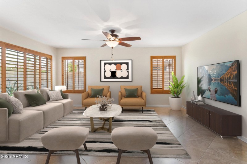 Nigo Family Room Staged