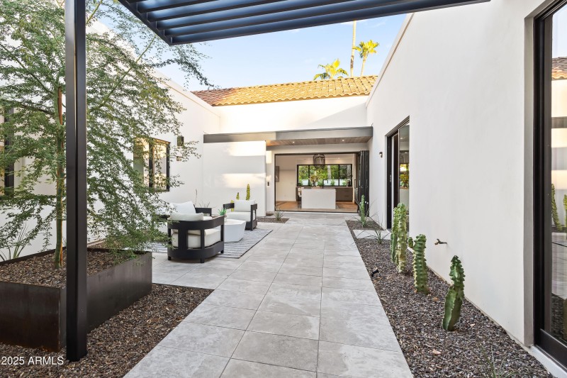 FRONT COURTYARD - SUNSET