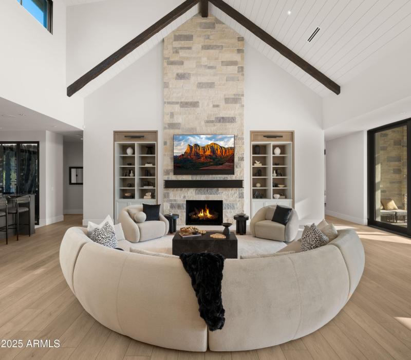 Beautiful Fireplace in Main Living Space