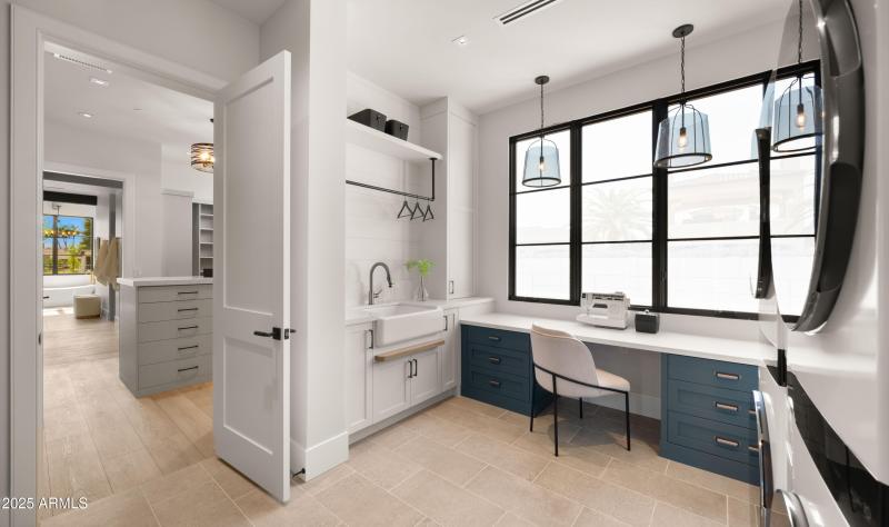 Laundry Room with Primary Closet Access