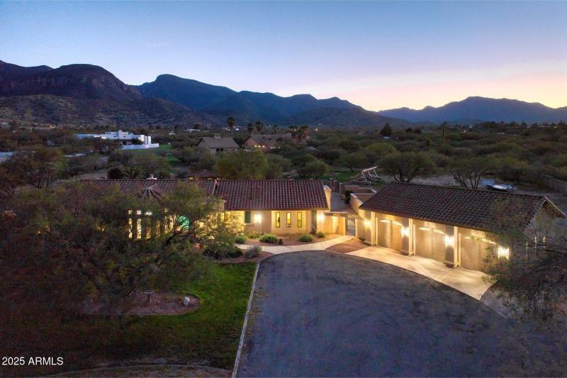 Front of home - night