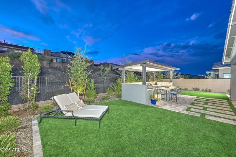 Night Backyard
