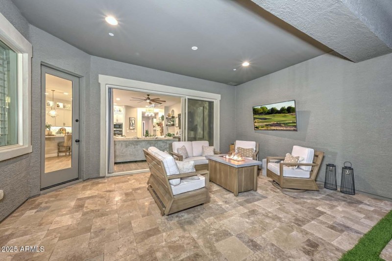 Night-Covered Patio