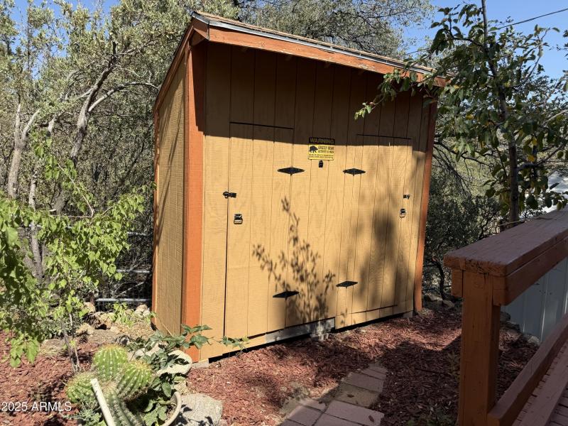 Back yard shed