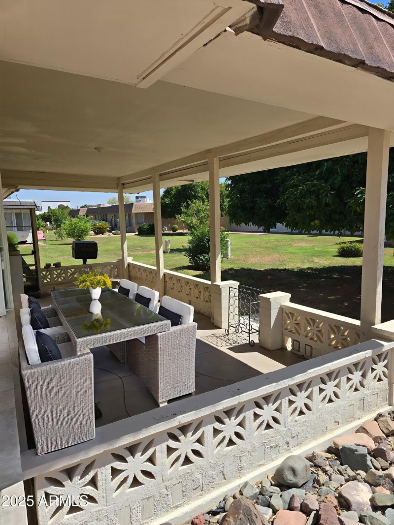 COVERED PATIO.STAGED PHOTO