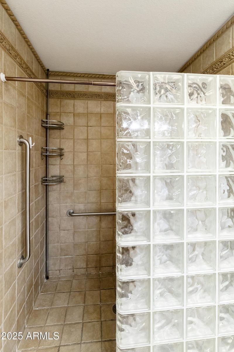 Primary Bath walk-in shower
