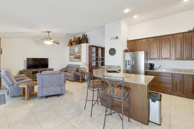 Family Room off kitchen