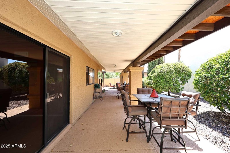 Covered Side Patio