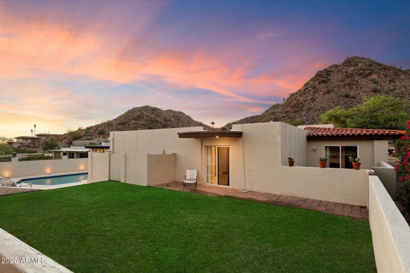 Grassy Side Yard