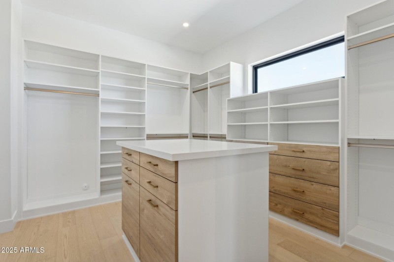 Primary closet
