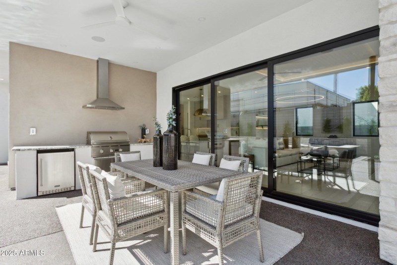 Covered patio