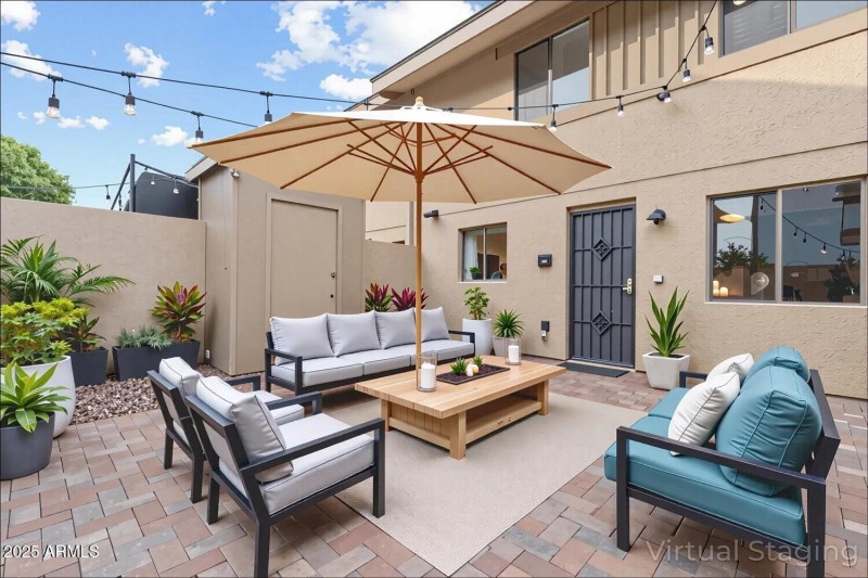 Private Back Patio