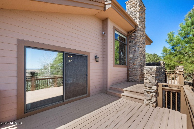 Sliding Door from Family Room / Den