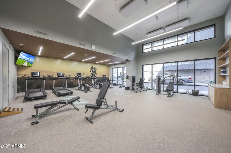 CLubhouse Workout Room