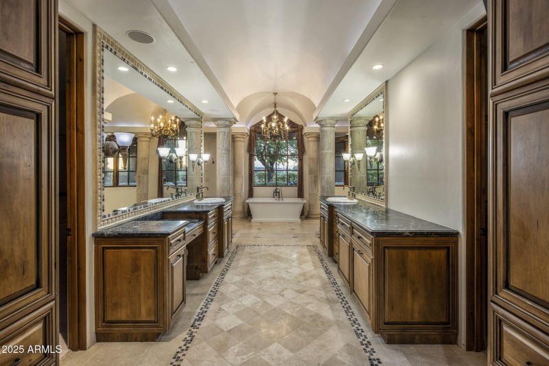 Spa-Inspired Bath with Elegant Touches