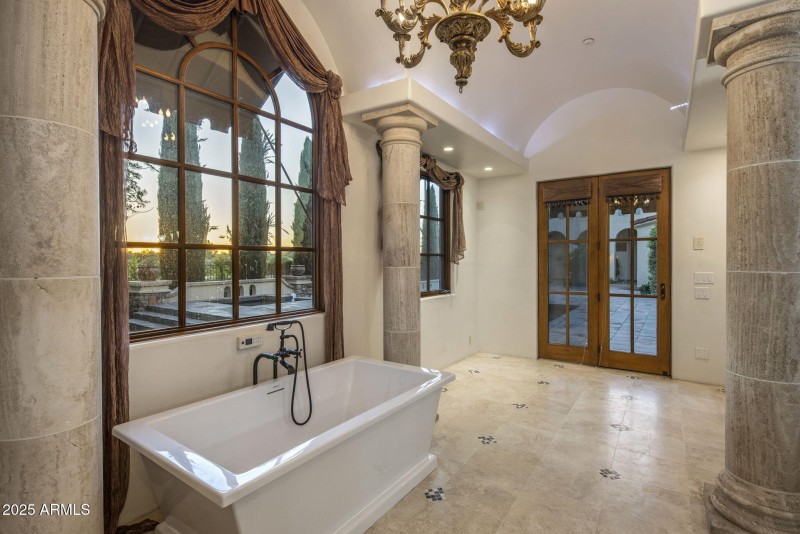 Soaking Tub Framed by Serene Views