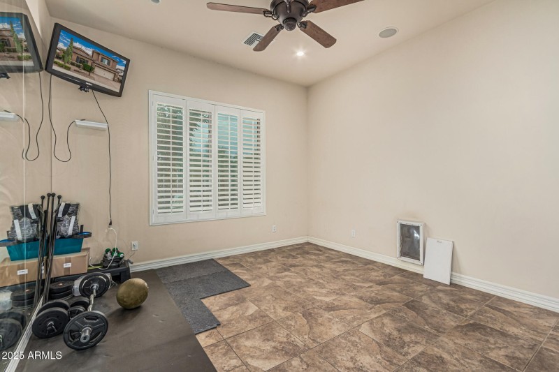 bonus workout/office downstairs