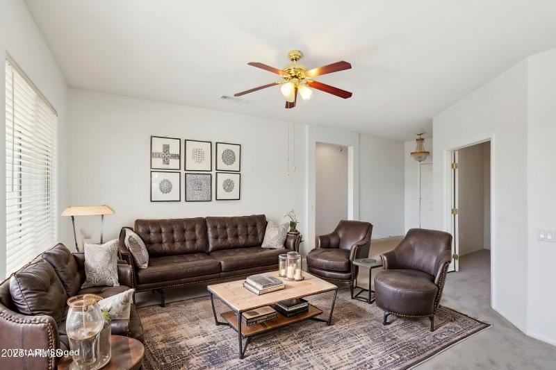 virtually staged family room 2