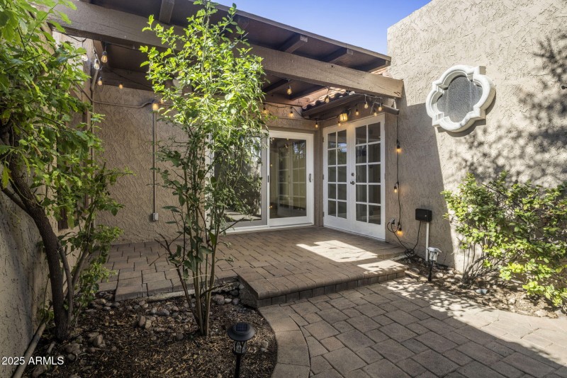 Back Patio Exit from Living Room & Den