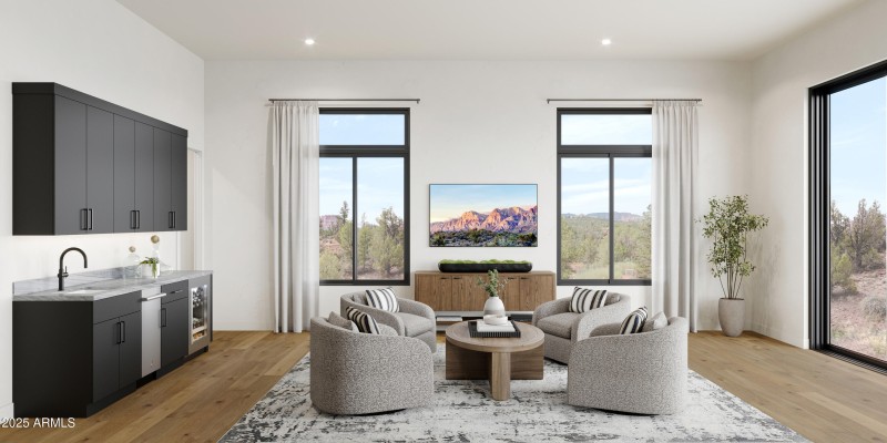 Flex Room Interior Rendering